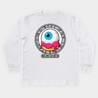 Eyeball Icecream Cures Kids Long Sleeve T-Shirt